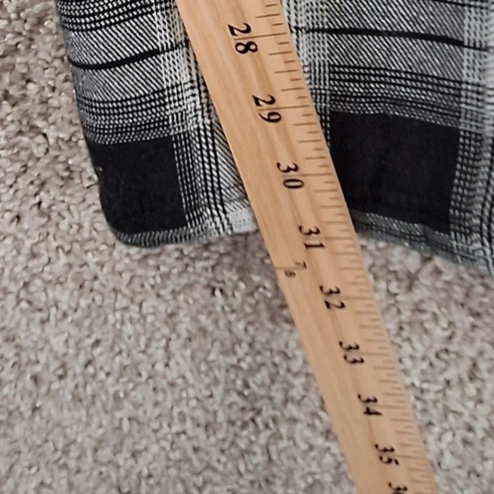 Unbranded Plaid Joggers Adult L (Fits W33xL31) Black Sherpa Lined Plaid Cozy